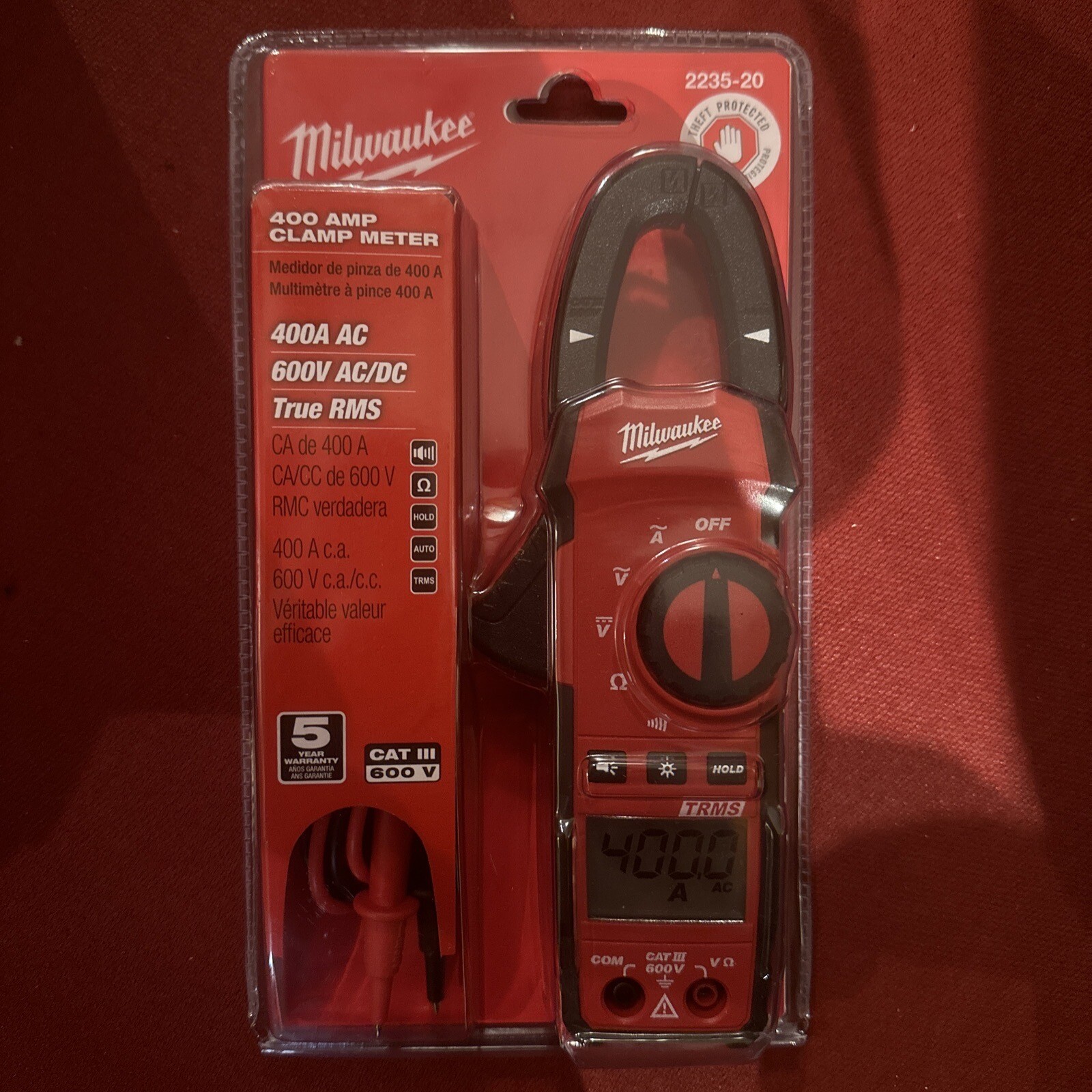 Milwaukee 223520 400 Amp Clamp Meter