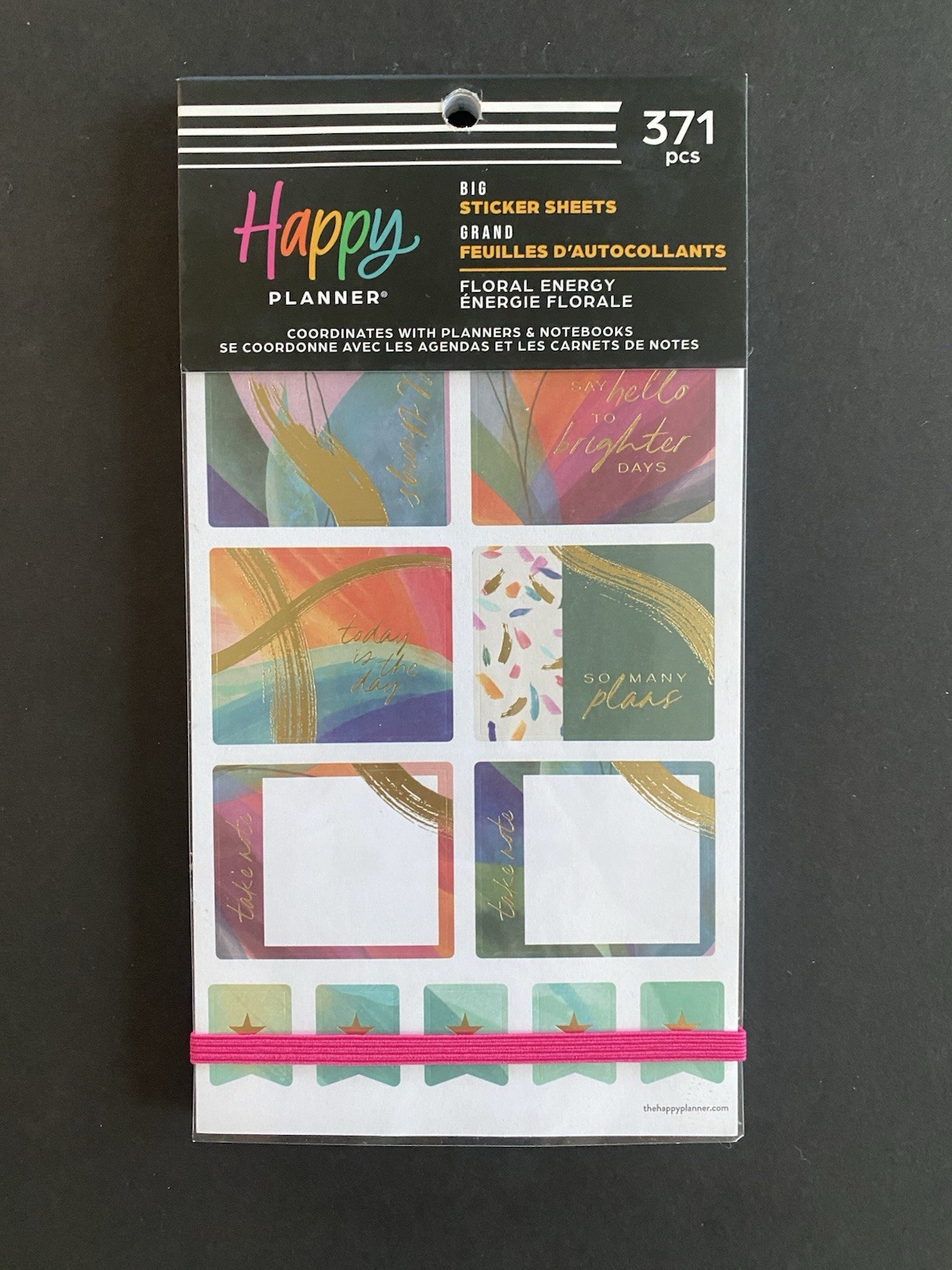 ***Brand New*** The Happy Planner Value Sticker Book Big Floral Energy 371 Pcs