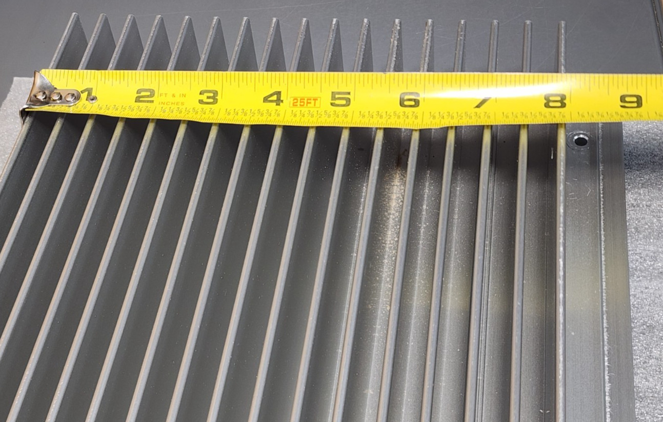 Large Aluminum Heat Sink 10″ x 10″ x 2 1/8″ 6+ LBS