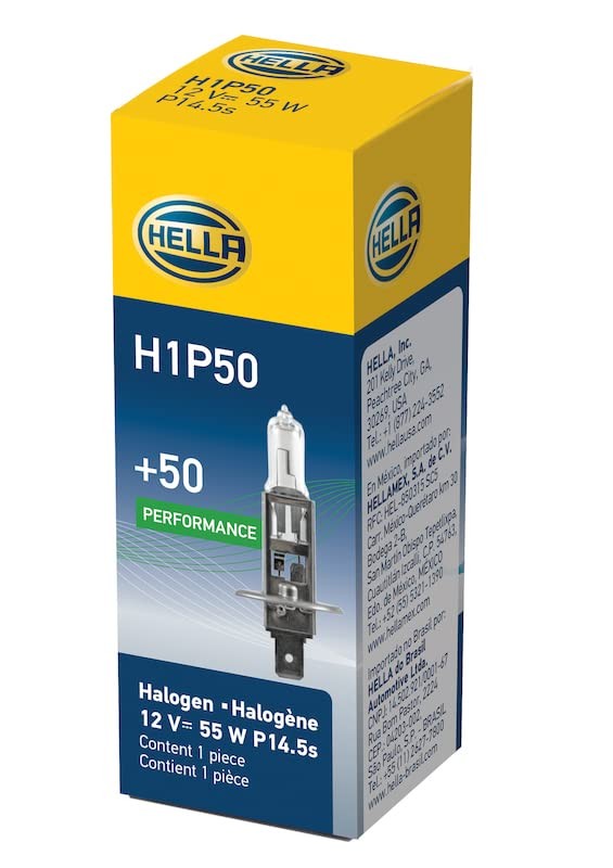 Hella 55W Multi Vehicle Halogen Light Bulb Oe Quality 50 More Light
