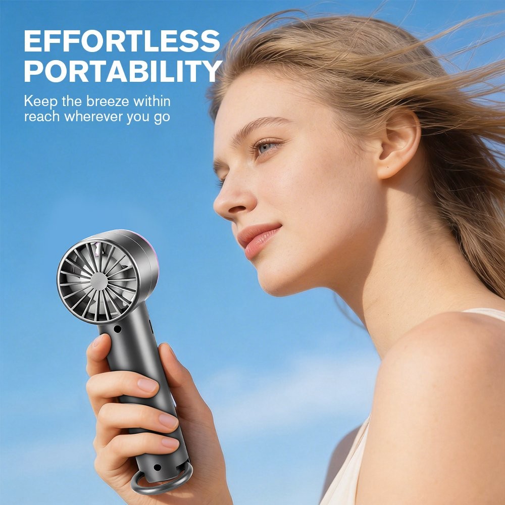 USB Handheld Fan Rechargeable Portable Mini Hand Held Small Fans Cooler US