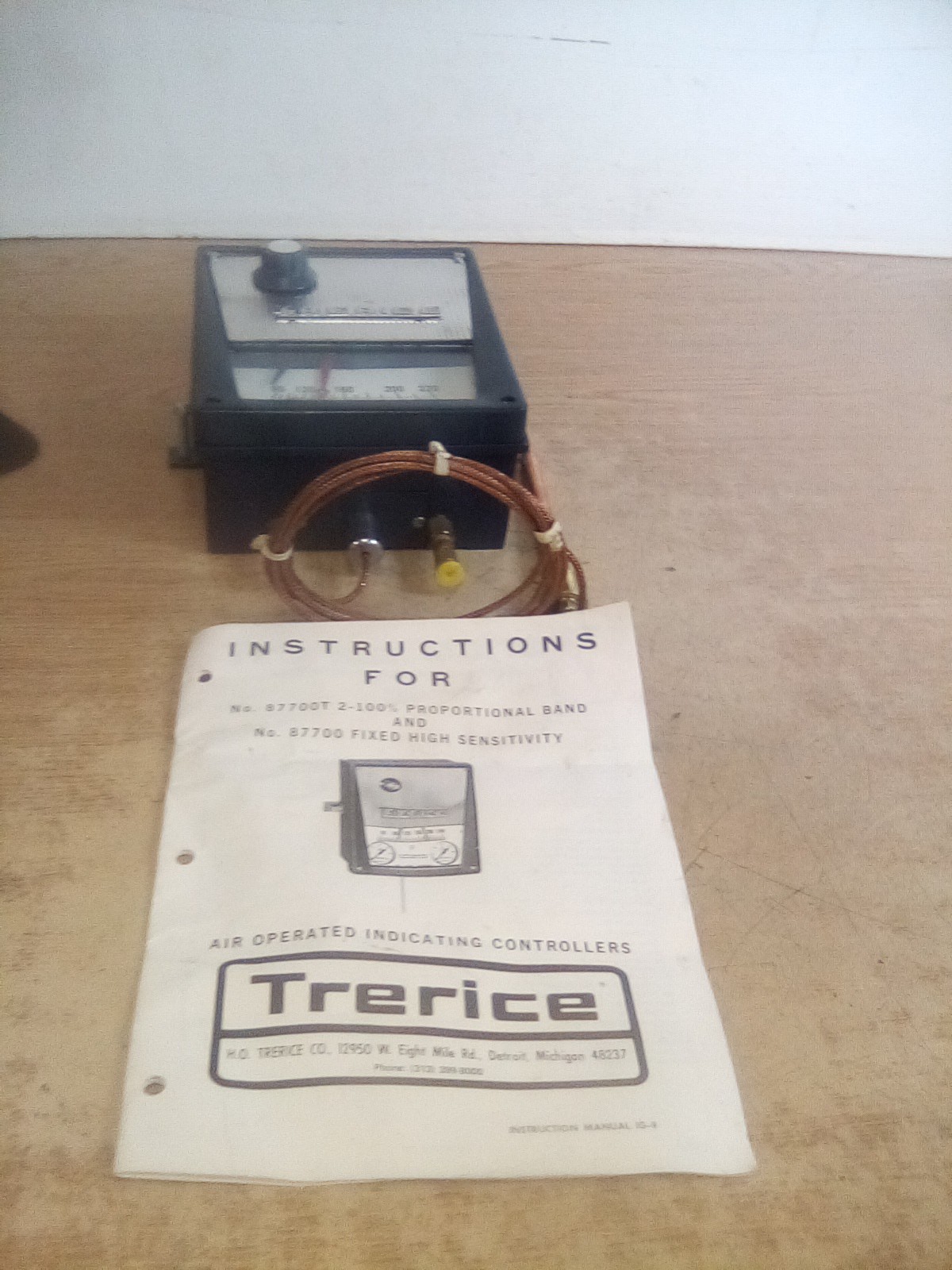 Trerice 87700 Air Operated Indicating Controllers