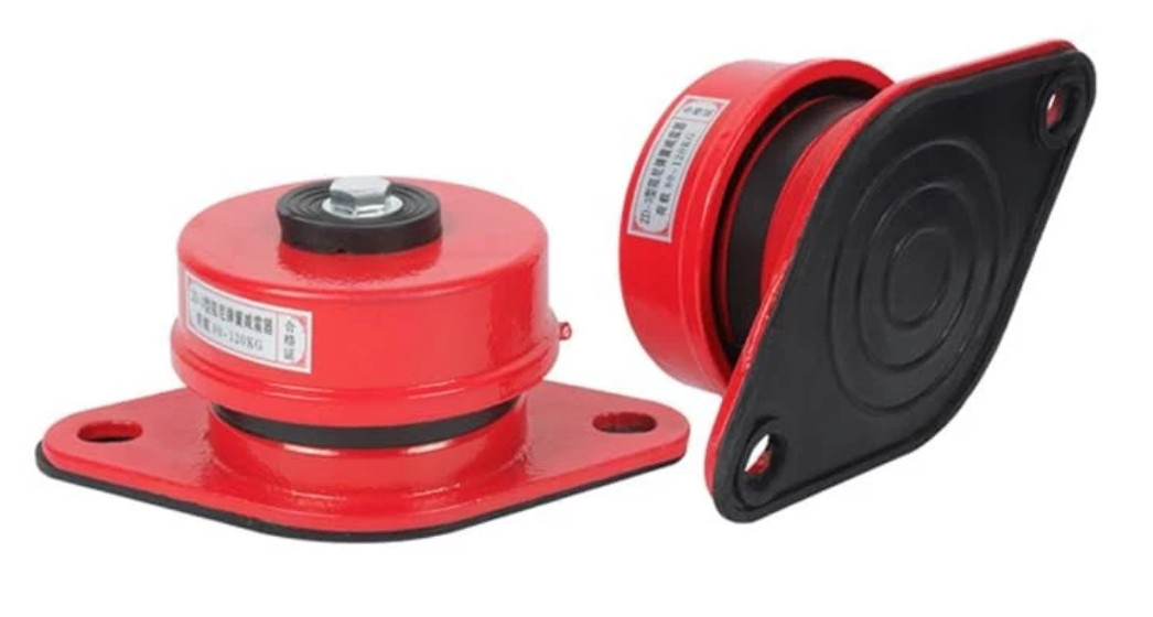 (2 Pack) Heavy Duty Spring Vibration Isolator Floor Mount (ZDX) 110-176 lbs