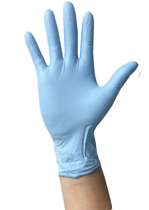 Infi-Touch, Blue Multi Purpose, Medium Duty Disposable Nitrile Gloves, 9.5″