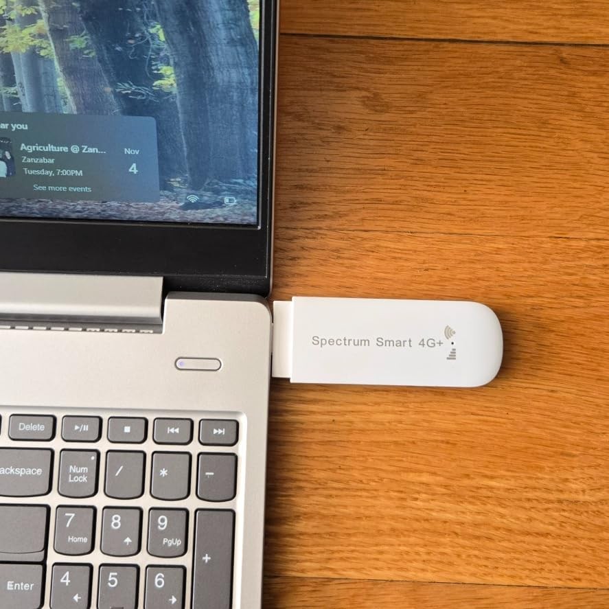 4G LTE-Advanced USB WiFi Dongle & Mobile 1.55 x 1 x 3.95 inches, white