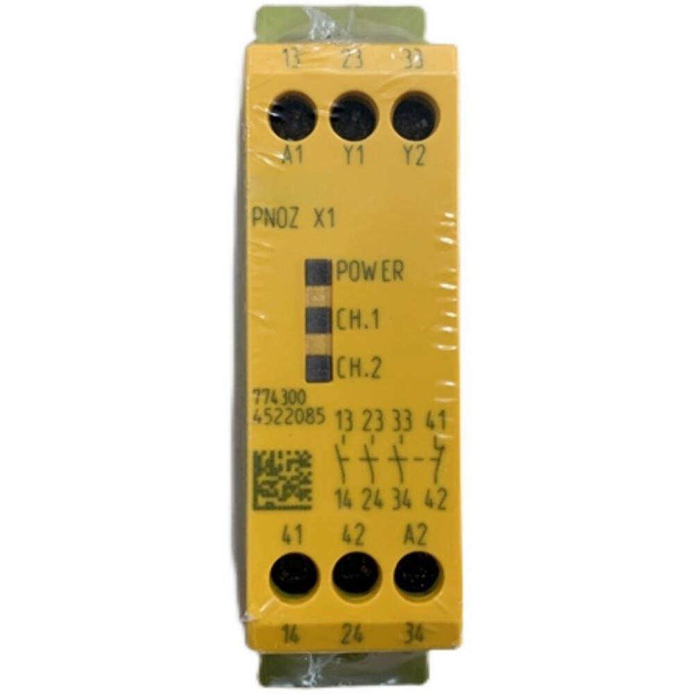 For pilz 774300 PNOZ X1 Safety Relay 24VAC/DC 3n/o 1n/c