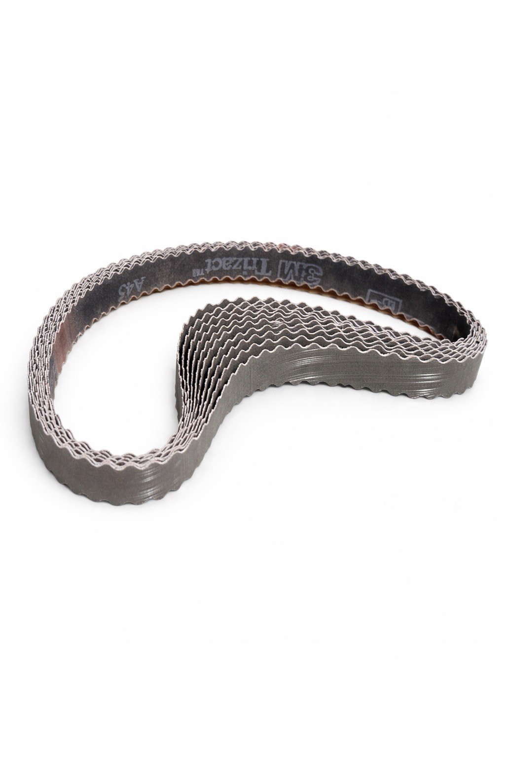 10CT Trizact Cloth Belt 237AA, 1 in x 30 in A45 X-Weight Fullflex Scalloped A