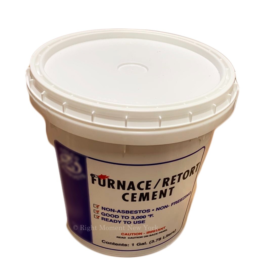 1 Gallon Furnace/Retort Cement for Repairing Chinese Stove/Gas Wok Range Chamber