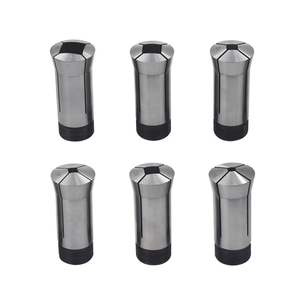 5C Square Collets 6 Pc Set 1/4, 5/16, 3/8, 1/2, 5/8, 3/4 inch High Precision