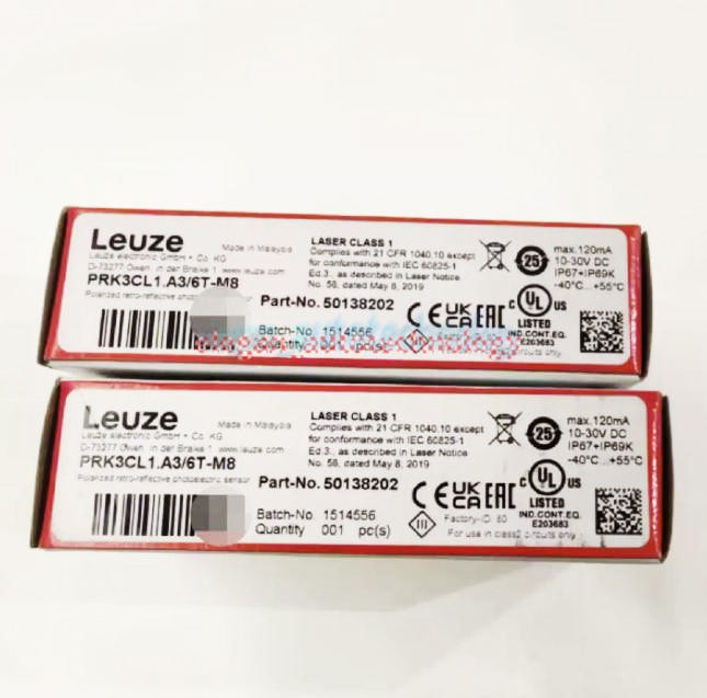 1PCS New Leuze PRK3CL1.A3/6T-M8 50138202 sensor Replace PRK3CL1.A3/4T-M8