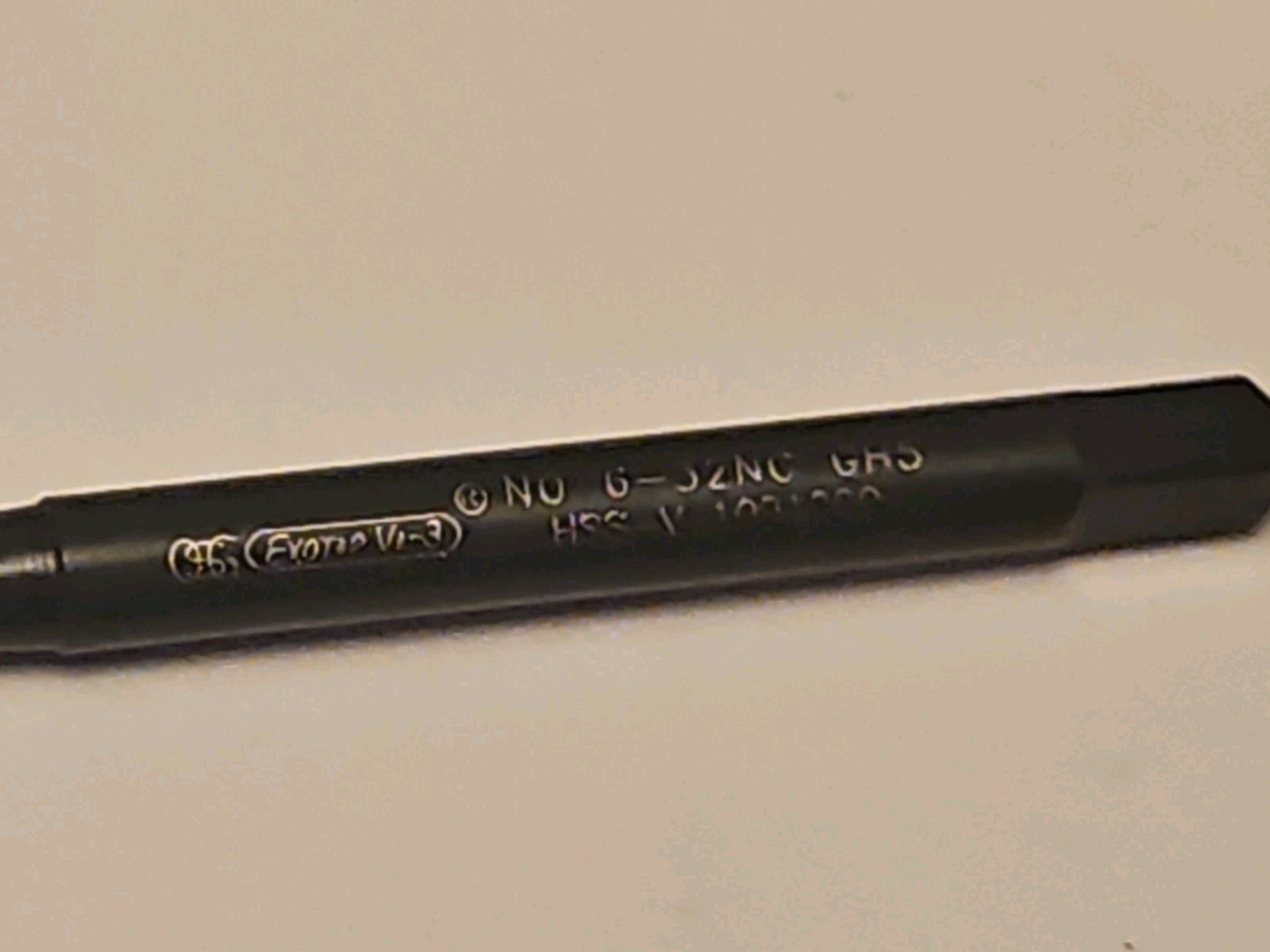 OSG Spiral Point Tap #6-32 UNC 2 Flutes Plug Chamfer HSS-E Vanadium Ox LOT1206