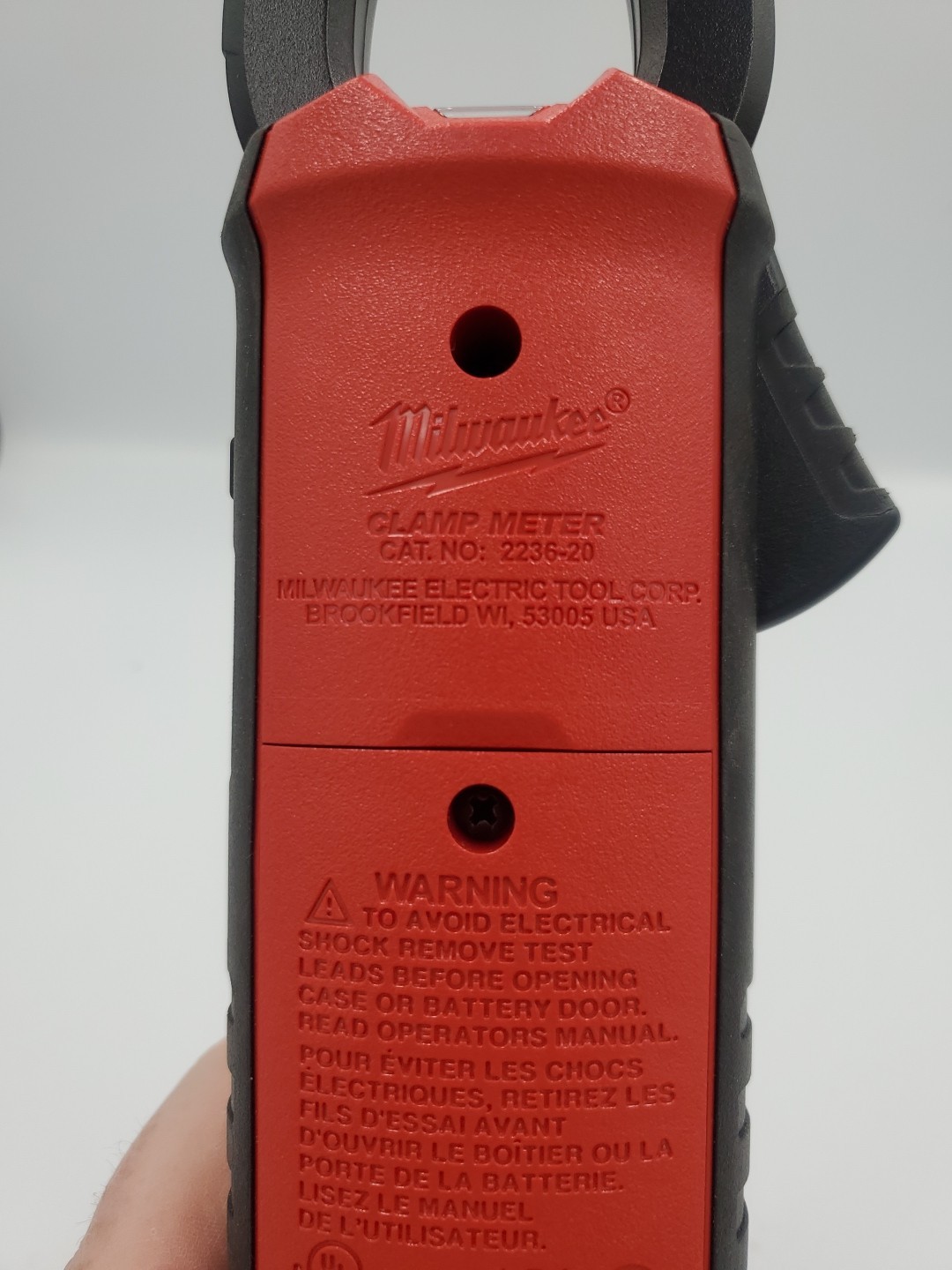 Milwaukee 2236-20 Clamp Meter for HVAC/R – Red