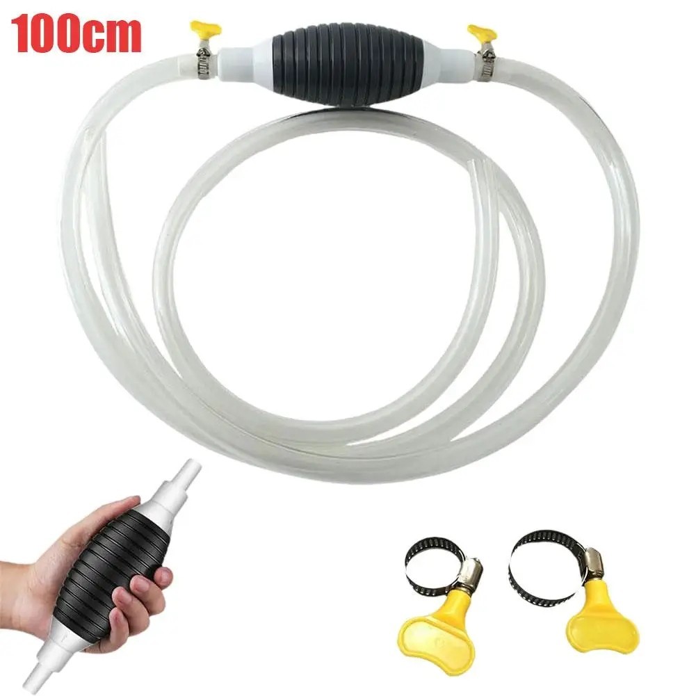 Siphon Hand Pump Portable Manual Car Fuel Transfer Pump for Gas Gasoline Petrol