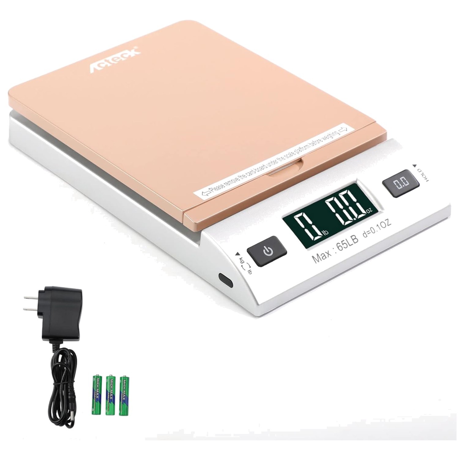 Modern 65LB x 0.1OZ Shipping Scale with LCD – Perfect for Packages & Envelopes