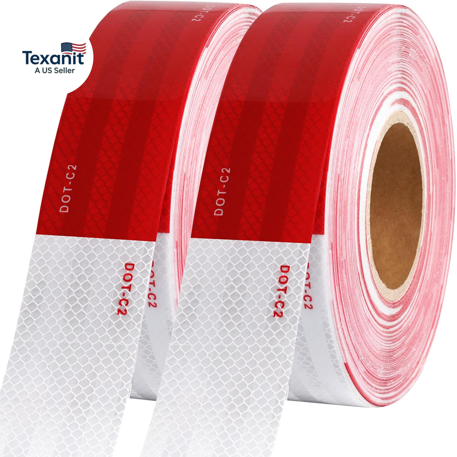 2 Inch X 200 Feet Dot Reflective Tape Outdoor Waterproof High Visibility Safety
