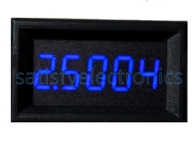 LED 5 Digit DC 0-4.3000-33.000V Digital Voltmeter Voltage Meter Car Panel Blue