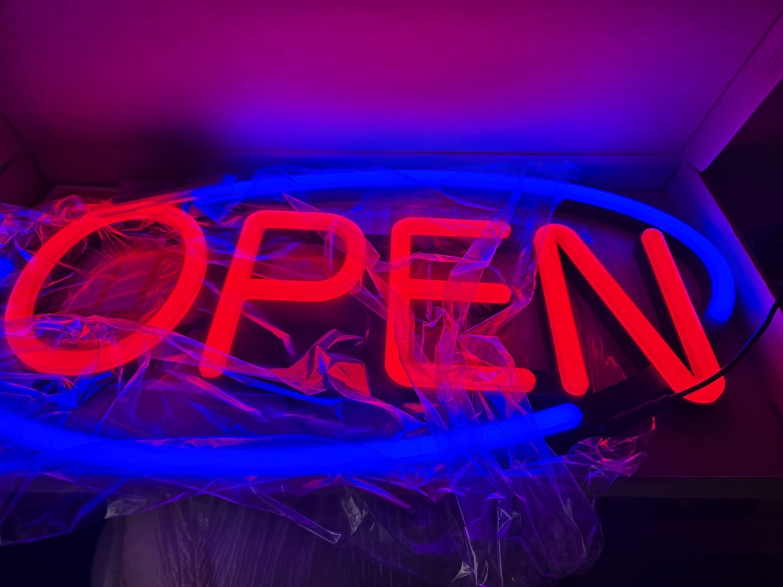 LED Open Sign Bright Neon Light Large for Restaurant Bar Pub Shop Store Business