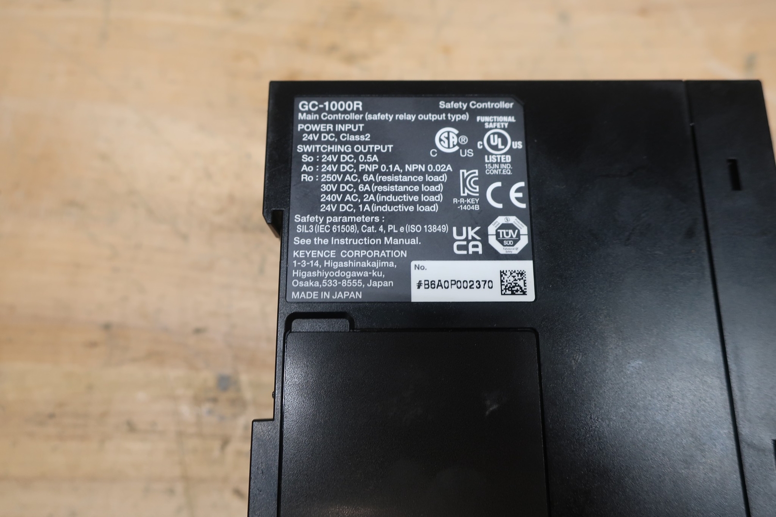 Keyence GC-1000R Safety Controller