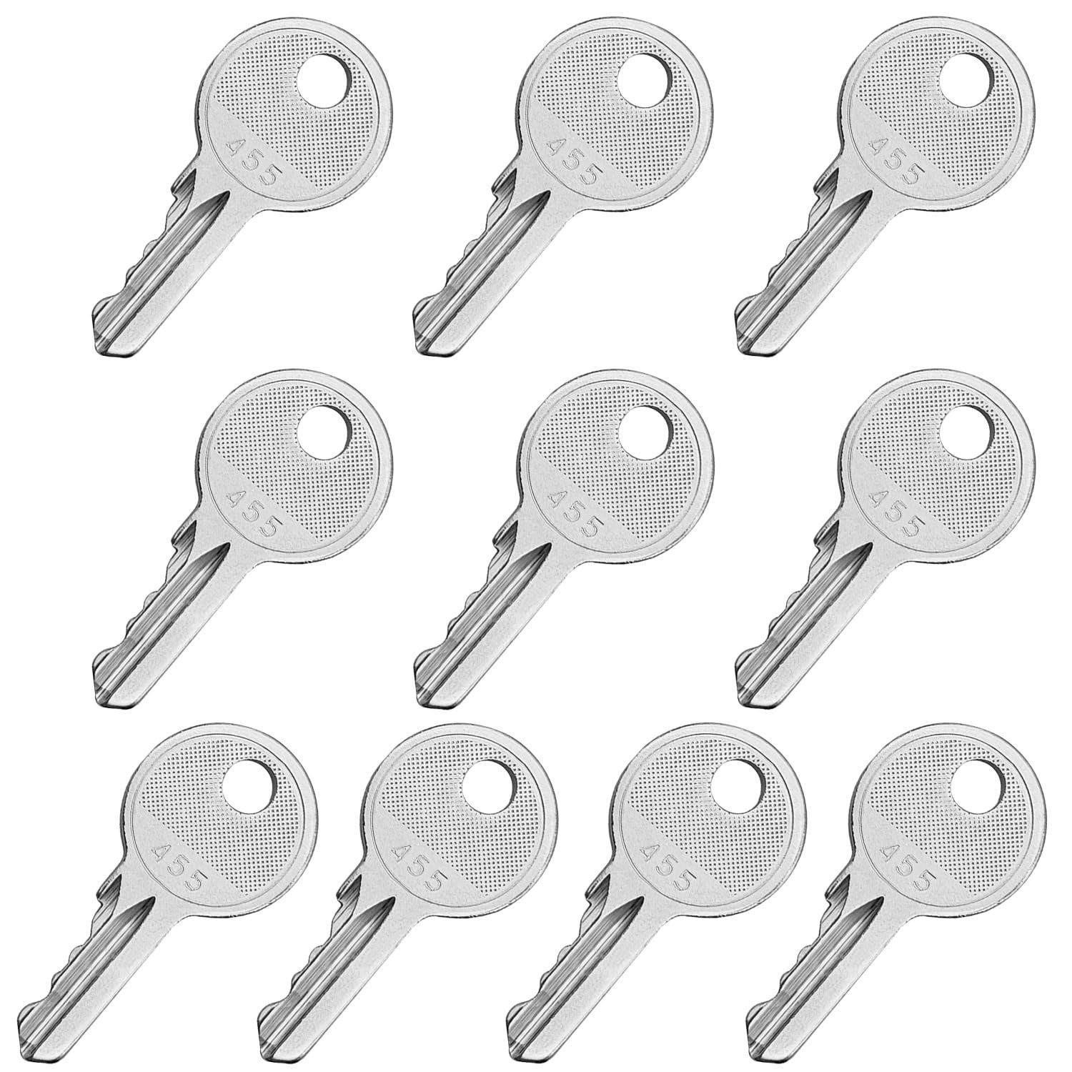 Versatile 10-Pack 455 Keys for Scissor Lifts – Compatible with Multiple Brands