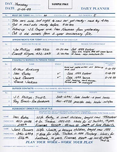 Hannah Daily Planner (Spiral-bound) – Day to Day Calendar
