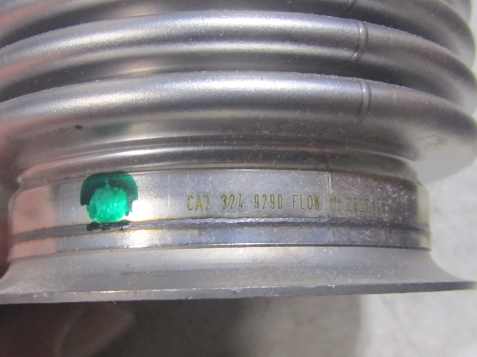 NEW CATERPILLAR 324-9290 100mm Overall Length Stainless Steel Bellows