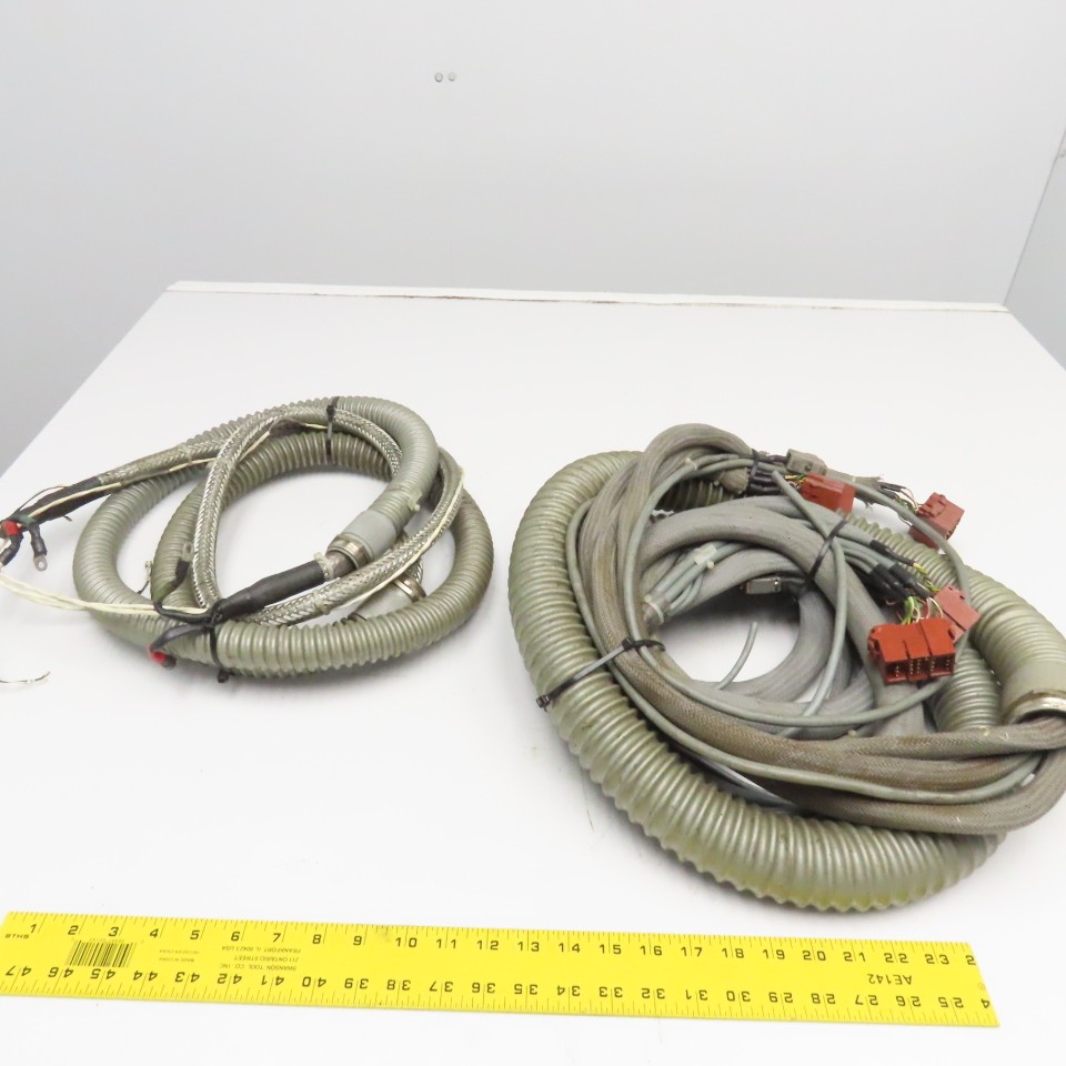 Cellular Concepts H-15-3 CellCon Horizontal Milling Machine Cables Sets Lot Of 2