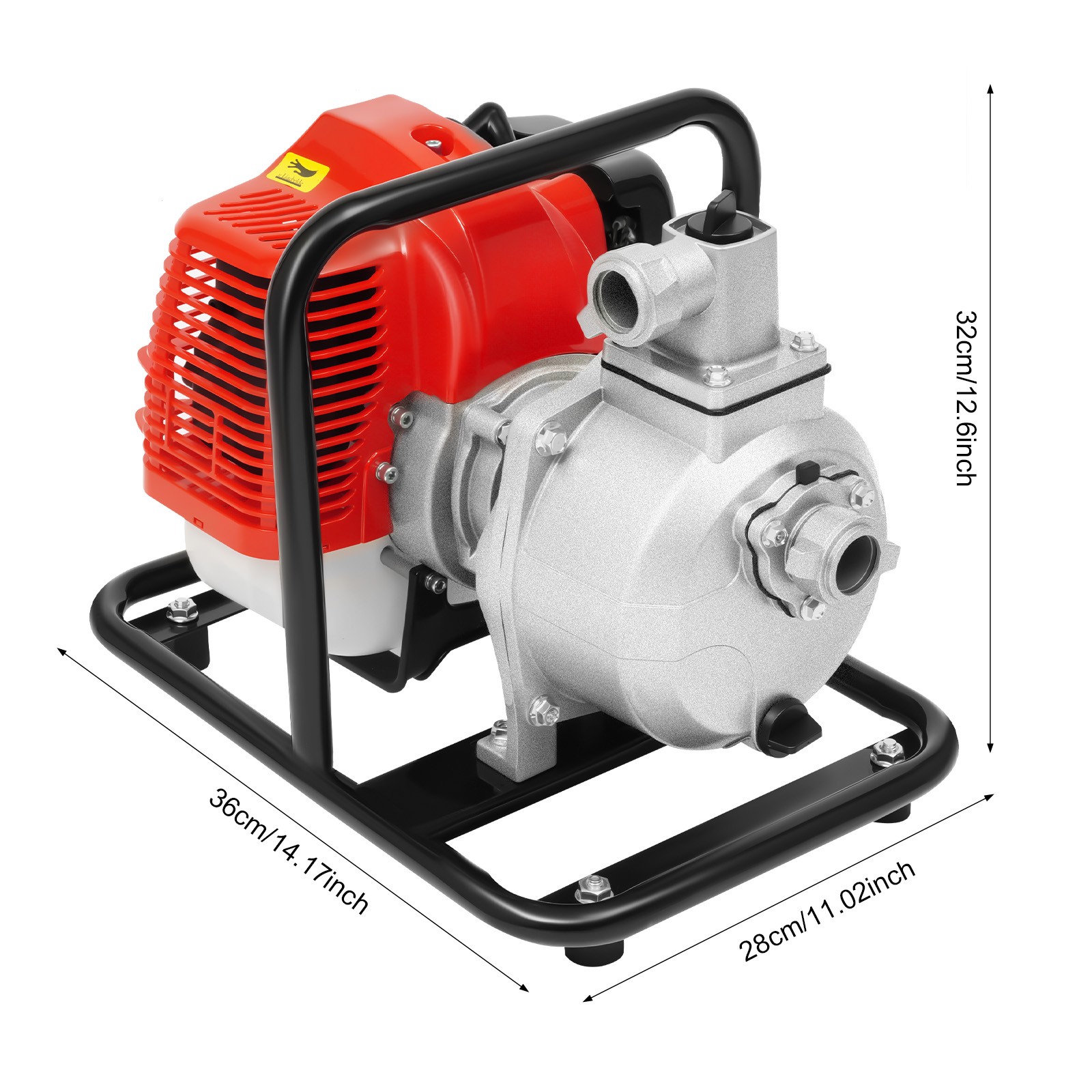 1.7 Hp 1 Gas Power Semi-trash Water Pump High Pressure Irrigation Transfer Pump