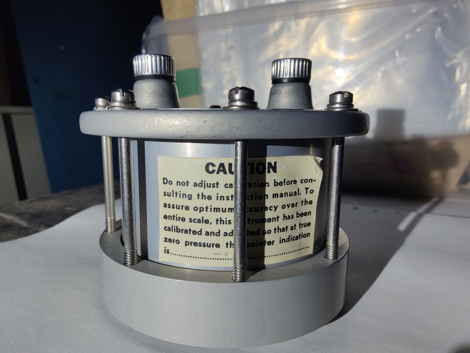 Wallace and Tiernan FA-141 Differential Gas Pressure Gauge