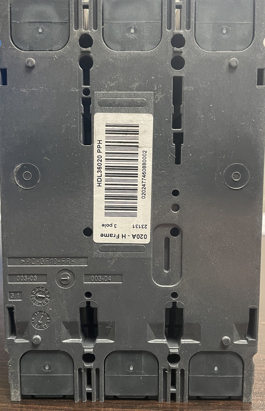 Square D HDL36020 PowertPacT Breaker 20 Amp