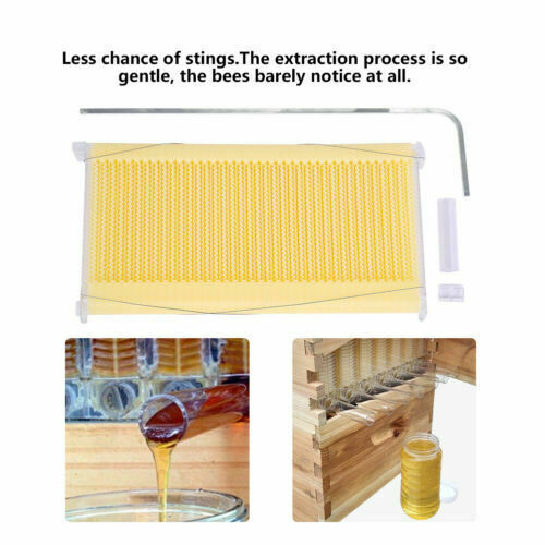 7pcs Auto Oozing Beehives Beekeeping Frames Honey Comb Frames Bee Frames