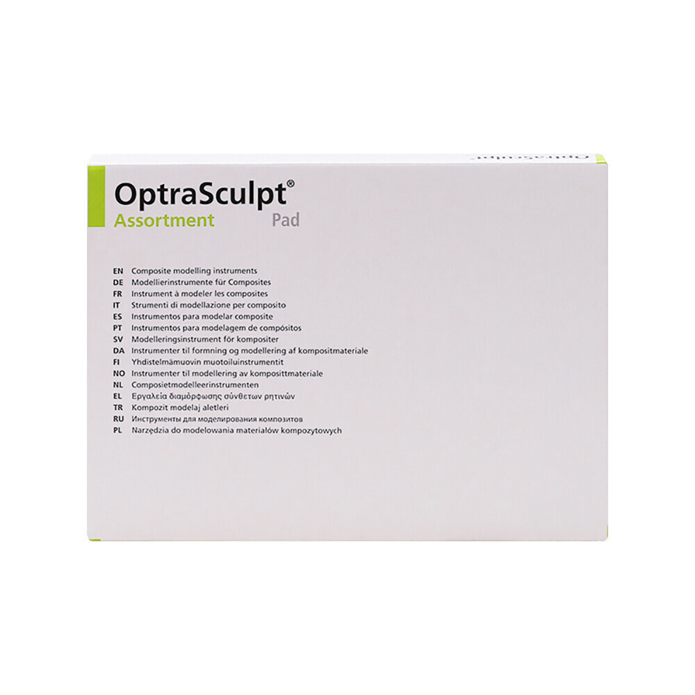 Dental OptraSculpt Foam Pads Kit Veneer Composite Resin Filling Spatula Handle