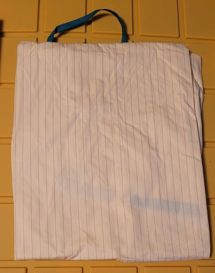 New Folded Surgical Gown Light Yellow Dark Pinstripe Healthcare Nonporous Fecal