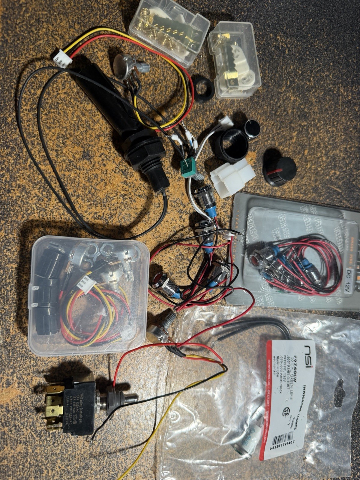 Lot of Electrical-LED Lights-NSI Indicator Light-Carling Toggle Switch & More