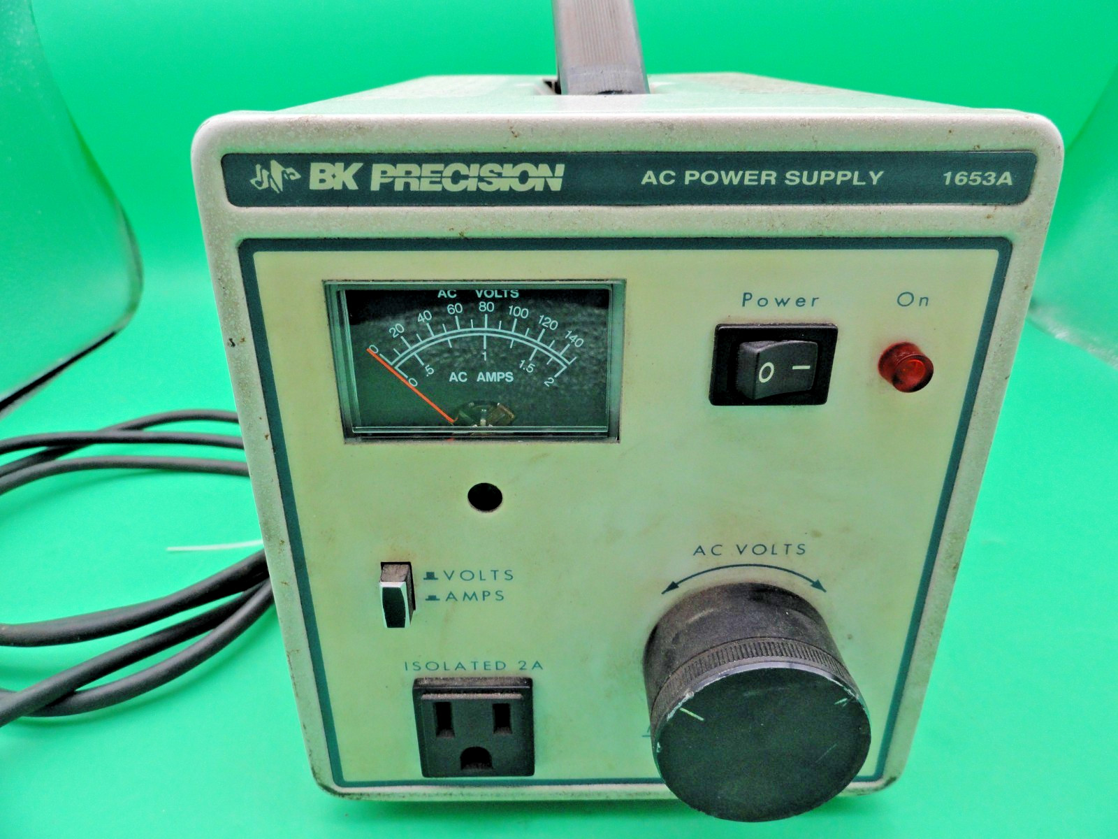 BK Precision 1653A AC Power Supply 0-140AC 120V, 50/60HZ
