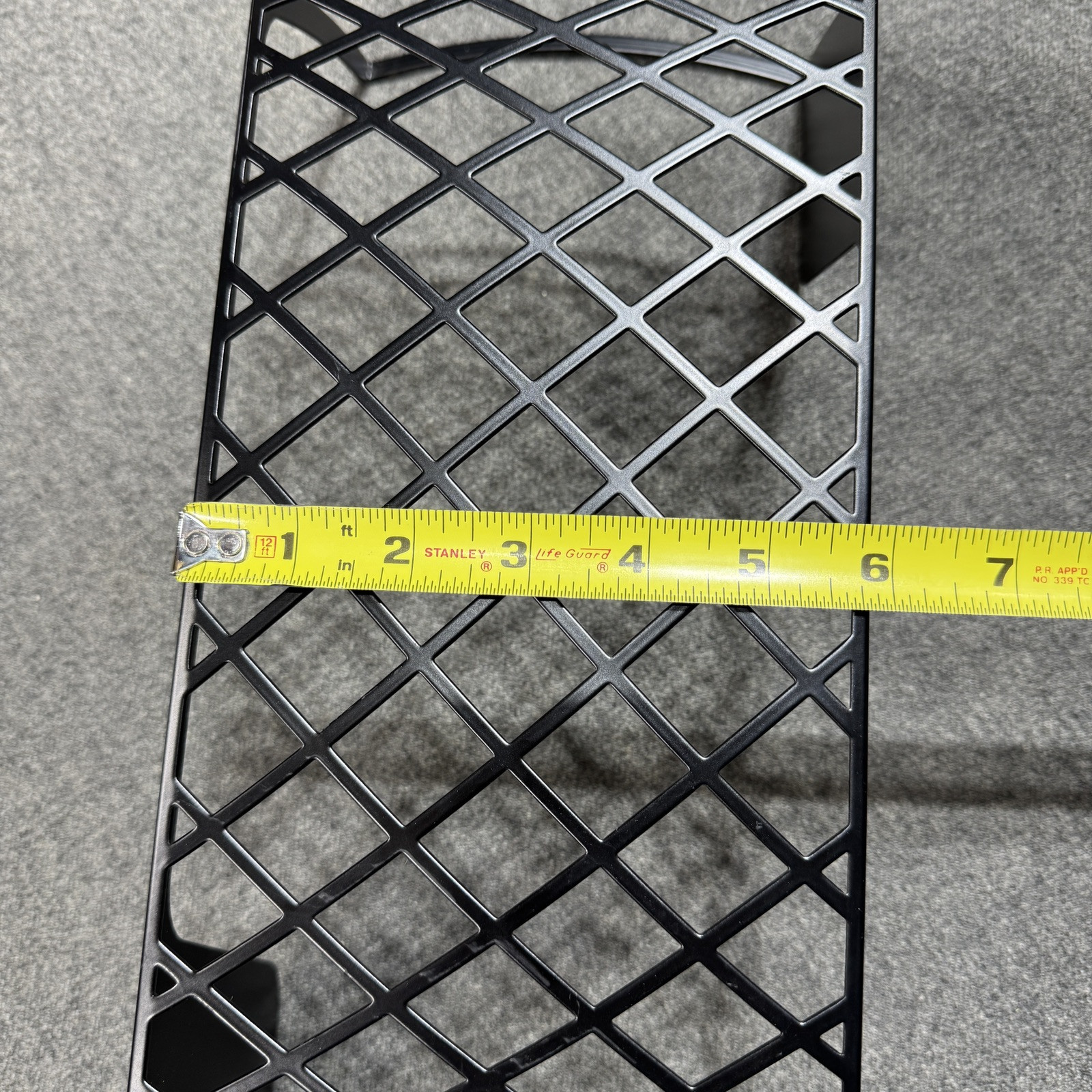 Sorel Shoe Stand Store Display Metal Black Grate Top Retail Graphic Logo