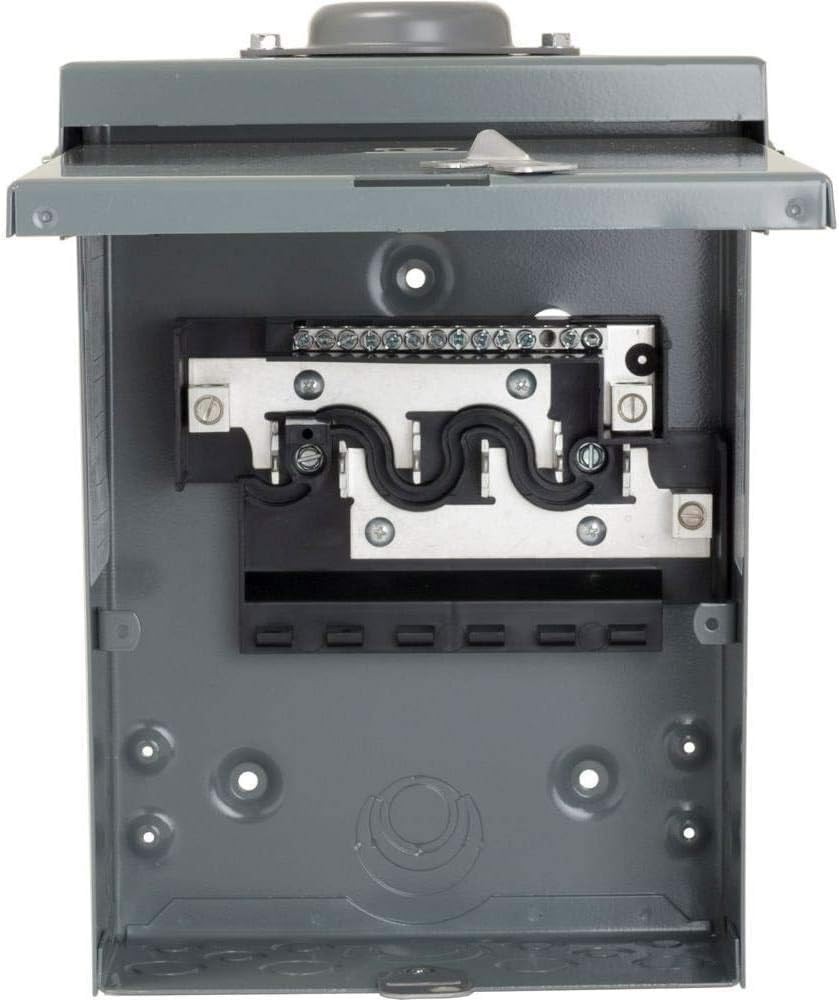 Square D HOM612L100RBCP Six-Space 12-Circuit Outdoor Main Lug Load Center 100A