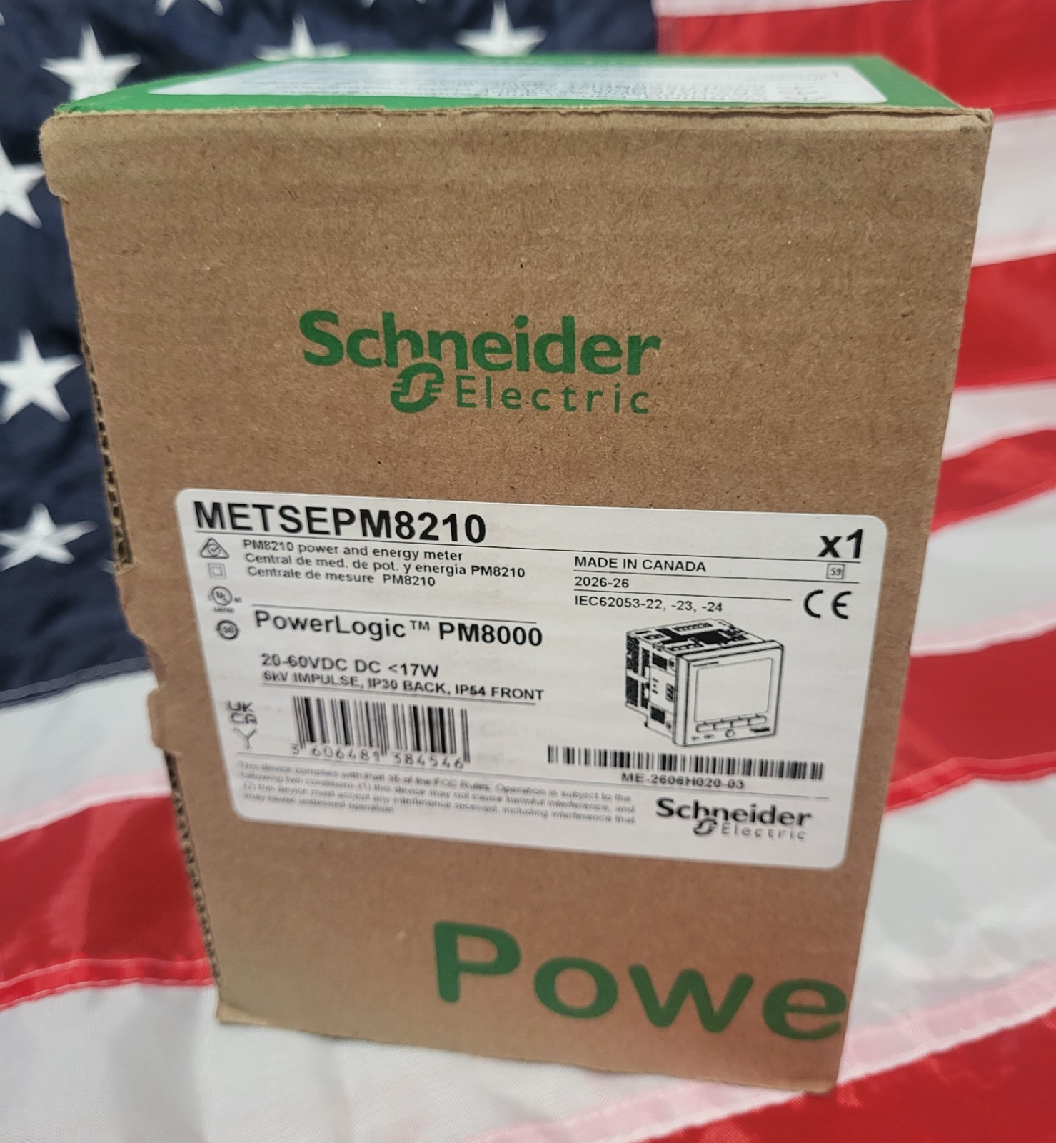 Schneider Electric PowerLogic METSEPM8210 Power Meter New Sealed 2026 Stock