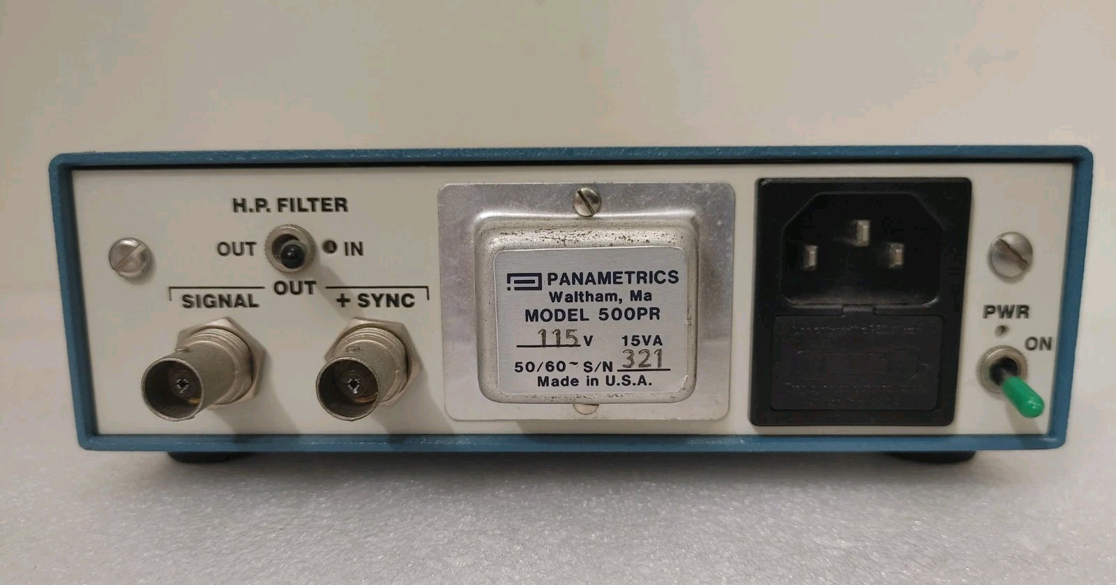 Panametrics 500PR Ultrasonic Pulser-Receiver
