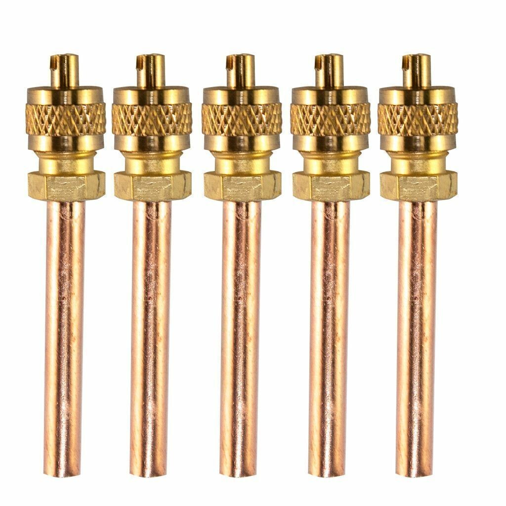 20x Service/Access Valve 1/4″ SAE *1/4″ OD *2.75″ Stem Core AC Refrigeration Kit