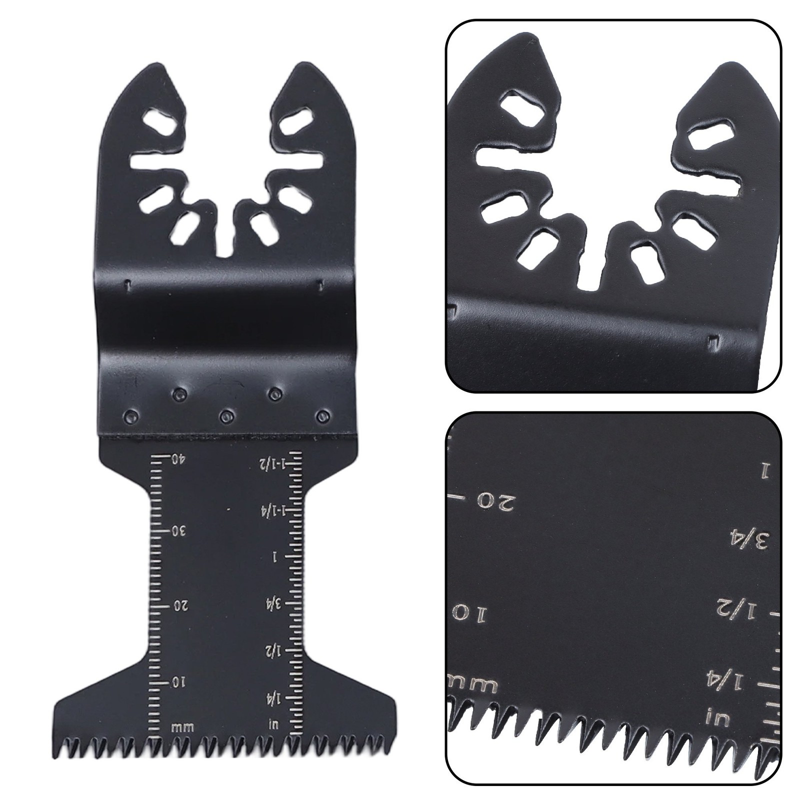 25-Piece Bi-Metal Multitool Blades Titanium Oscillating Tool Blades Kit