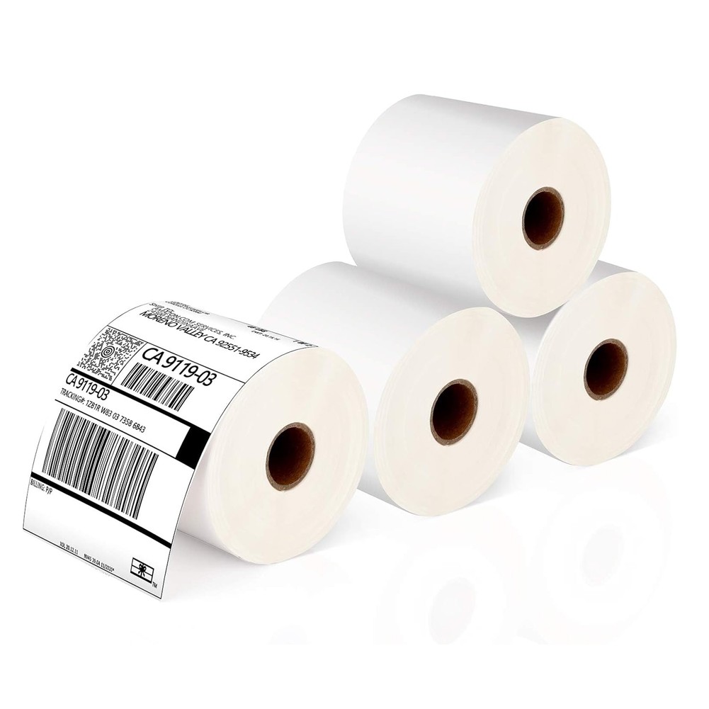 Fanfold & Roll 4″x6″ Direct Thermal Shipping Labels For Zebra Eltron and Rollo