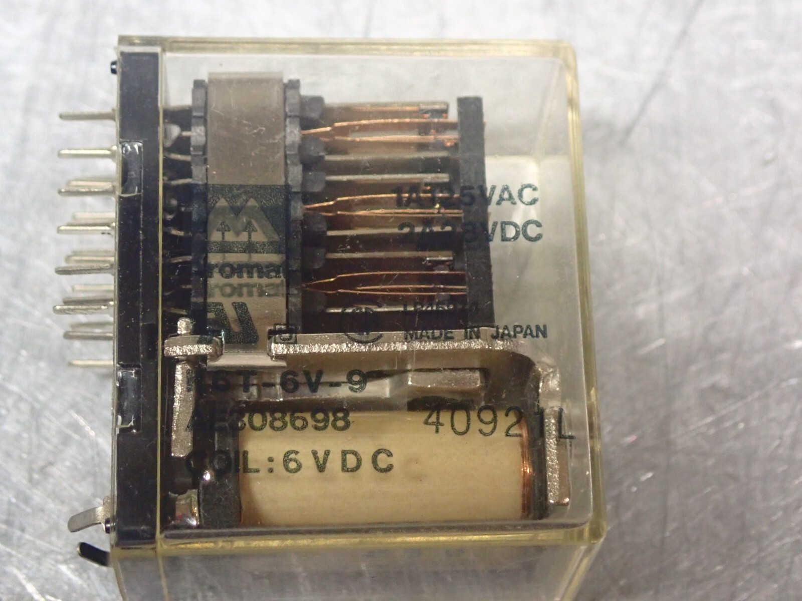 AROMAT K6T-6V-9 Relays 6VDC Coils New Old Stock (Lot of 3)