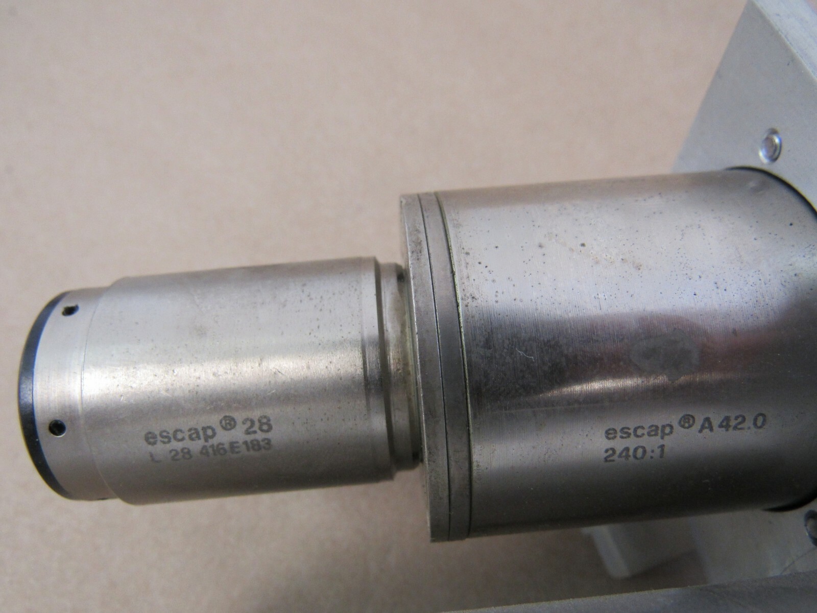 ESCAP A42 720:1, 28L, 28 416E 183, W/ OTHER PARTS, CHARMILLES ROBOFIL 200/2000
