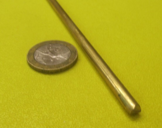 360 Brass Rod 3/16″ (.188″) Diameter x 24.0″ Length, 4 Pcs, 8 Ft