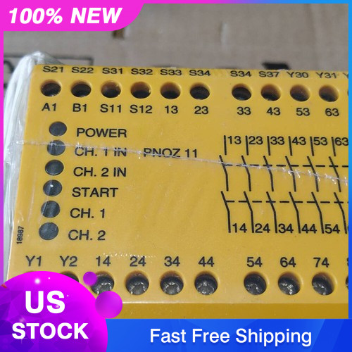774080 Safety Relay for Pilz PNOZ 11 24VAC 24VDC 7n/o 1n/c