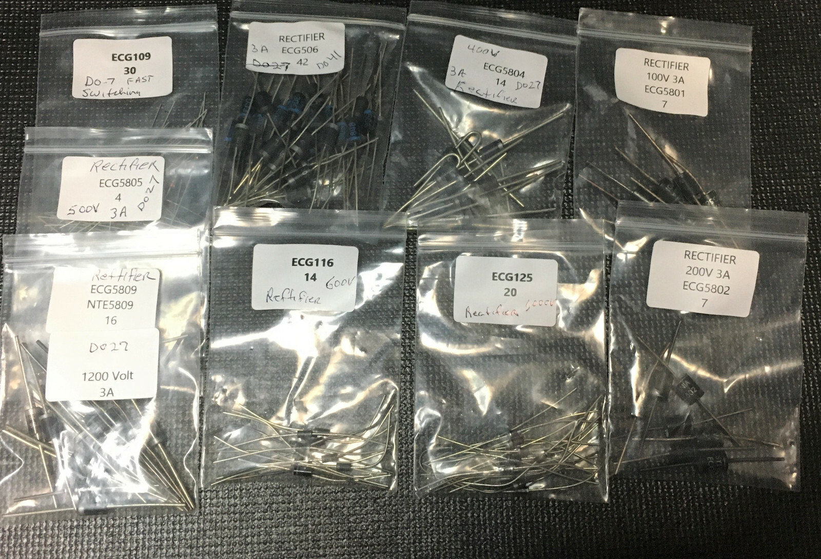 ECG NTE 5801 5802 5804 5805 5809 109 116 125 506 Rectifier & Signal Diode