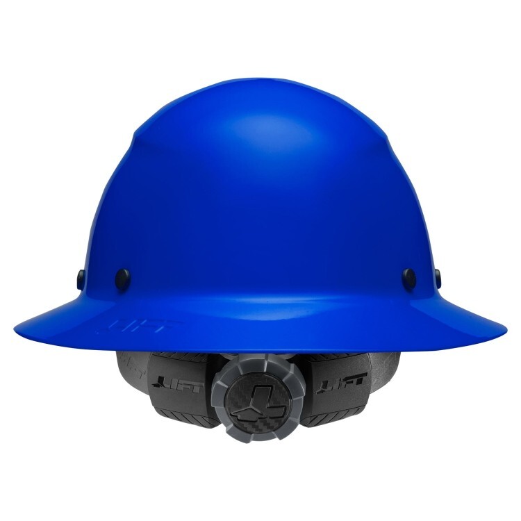 Lift Safety Blue Carbon Fiber Dax Hard Hat HDC-21BL