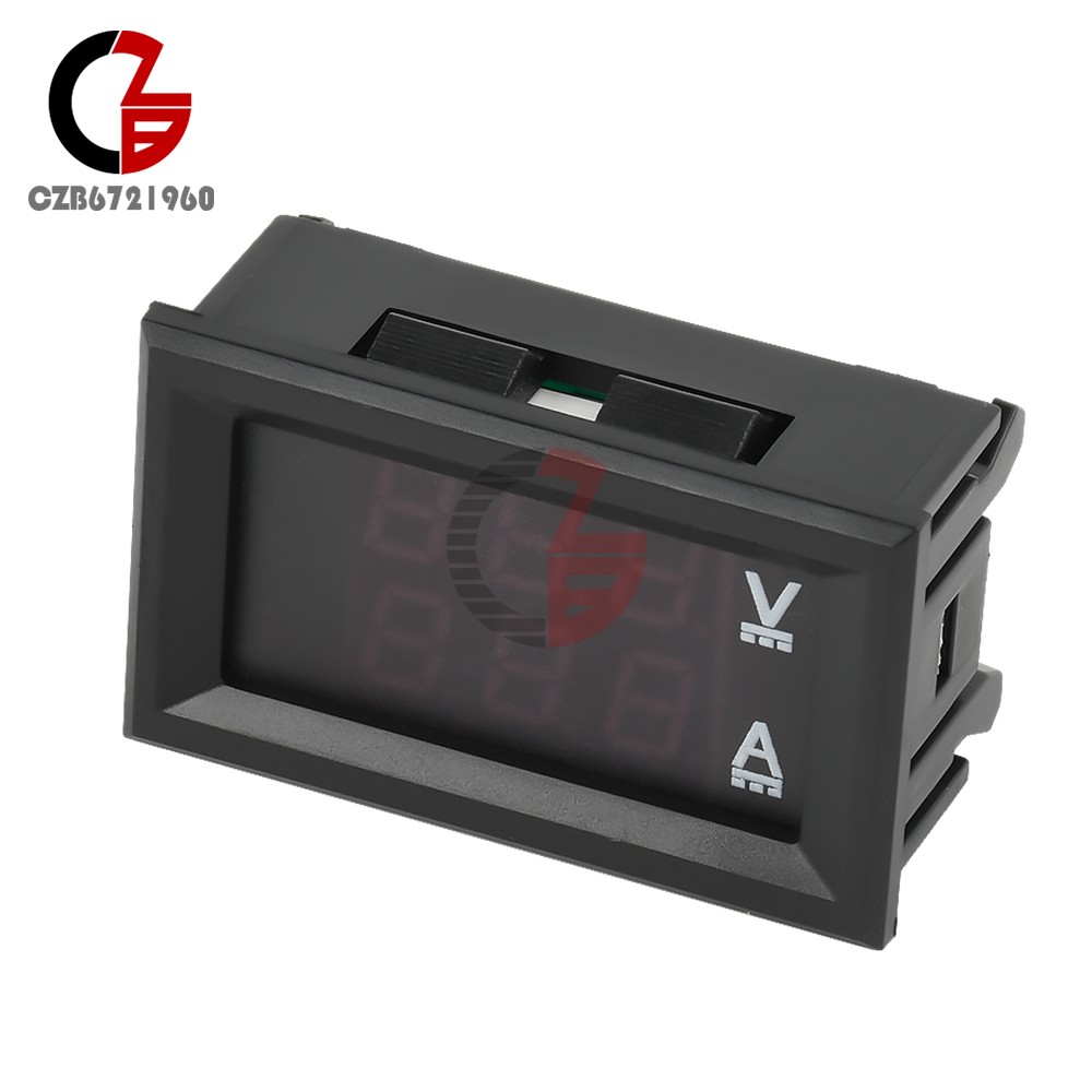 DC 100V/100A Voltmeter Ammeter Volt Amp Meter Voltage Current Tester with Shunt