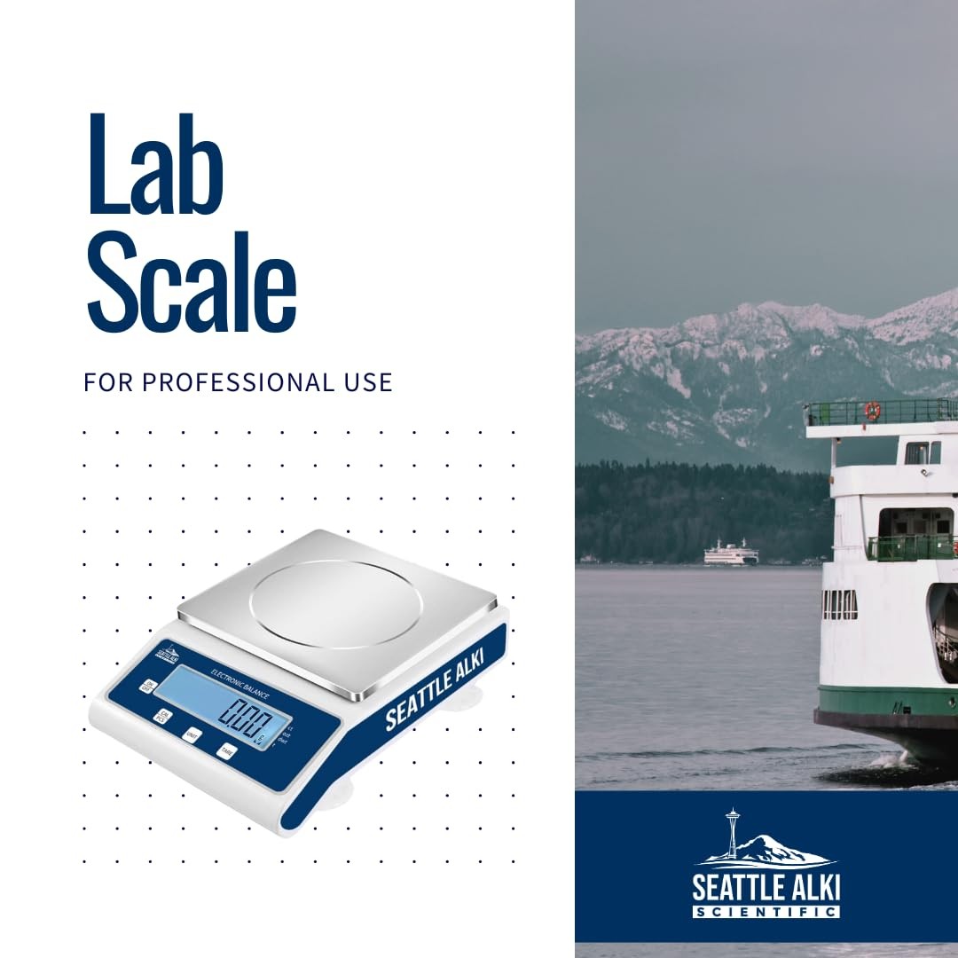 High-Accuracy 2000g x 0.01g Digital Scale for Lab, Business, Jewelry
