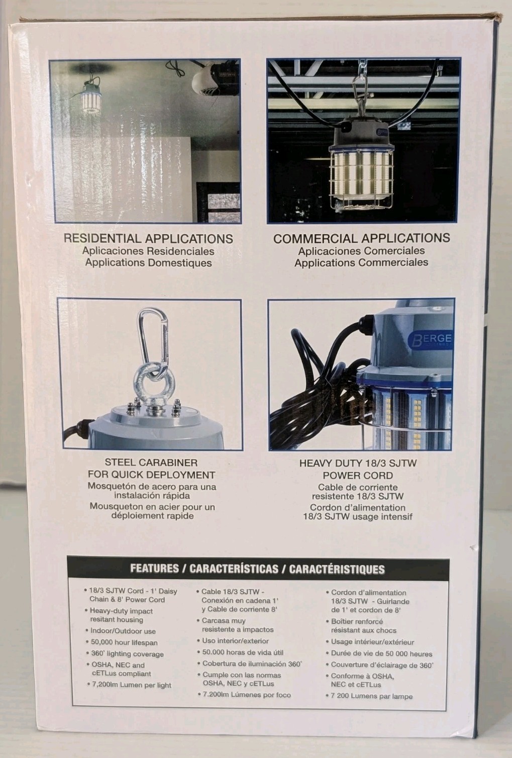 Bergen High Bay Work Light – 60W LED 7200LM – [K460] BRAND NEW!!